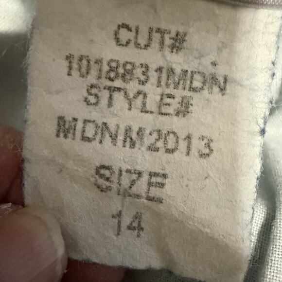 NYDJ Not Your Caught Jeans Marilyn Straight 14 High Rise Blue Women's Classic - Picture 11 of 11